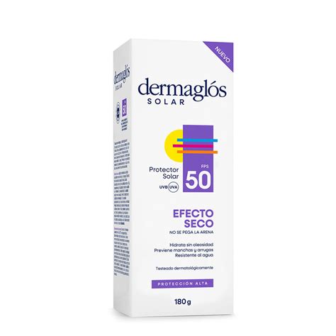 Protector Solar Dermaglós Efecto Seco En Crema Fps 50 X 180 G Farmacity Simplicity