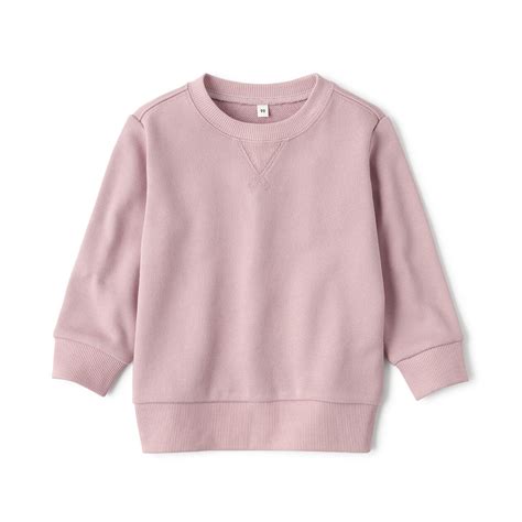 Childrens Organic Cotton French Terry Sweatshirt 無印良品 Muji