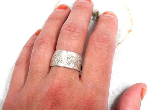 Bague Ajustable En Argent Massif Fusion R Ticul E Bandeau