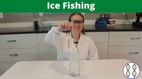 Temperature Ice Fishing Science Experiment For Kids Youtube