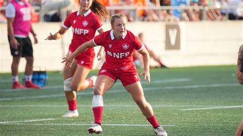 Justine Pelletier Co Capitaine De Léquipe Canadienne De Rugby à 15