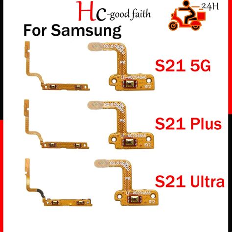 Volume Button Power Switch On Off Button Key Ribbon Flex Cable Replacement Parts For Samsung