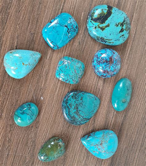 Pieces Natural Turquoise Gemstone Turquoise Etsy