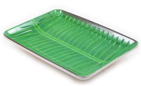 Amazon Villa Melamine Banana Leaf Plates Printed Design 2 10