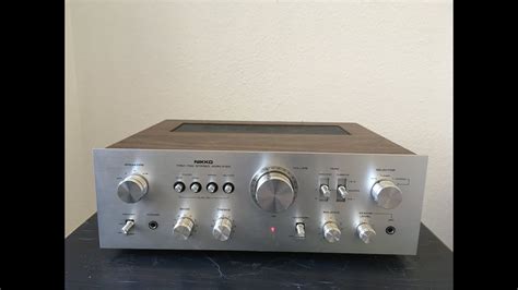 NIKKO TRM 750 Stereo Amplifier YouTube