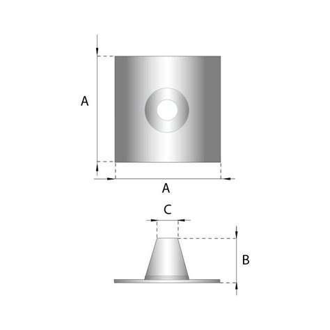 Dubbelwandig Rookkanaal Rvs Dakplaat Plat Diameter