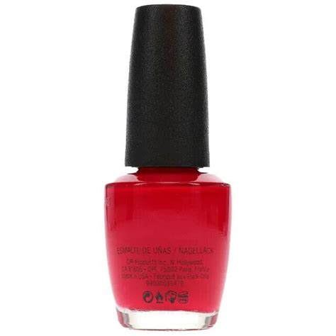 Opi Nail Lacquer Opi Red Nail Polish 0 5 Fl Oz Ebay