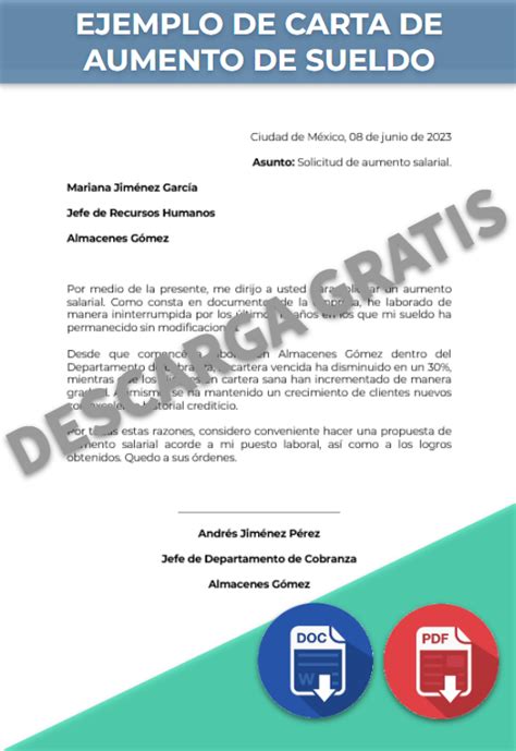 Modelo De Carta De Aumento De Salario Pdf Hot Sex Picture Hot Sex Picture