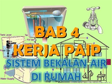 Bab Kerja Paip Sistem Bekalan Air Di Rumah Khb Tingkatan