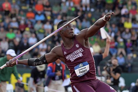 Ncaa Mens Javelin — Peters Leads Mississippi State 12 Track And Field