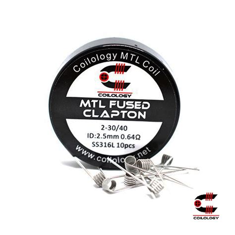 Mtl Fused Clapton Coil Ohm Ni Coilology Vapesin