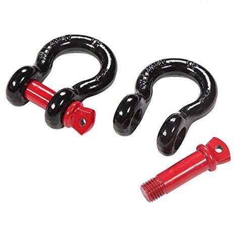 34 Shackles Boar Off Road Black Powder Coat Rugged 475 Ton 9500