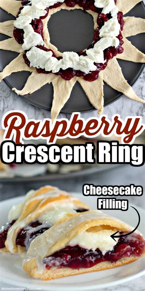 Raspberry Cream Cheese Crescent Ring Artofit