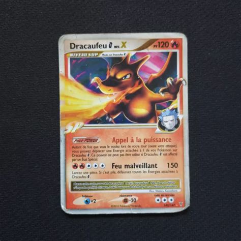 Carte Pok Mon Platine Vainqueurs Supr Mes Dracaufeu Niv X Fr