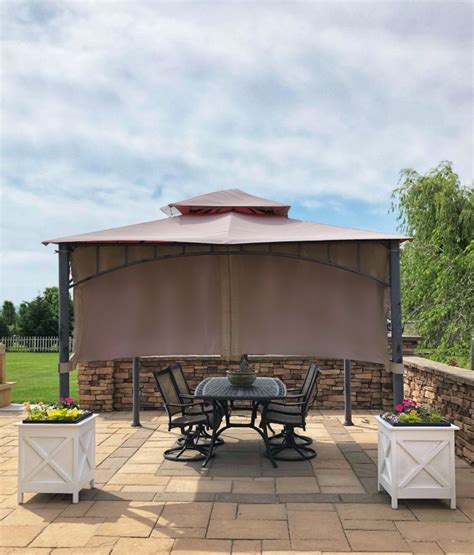 Easy Gazebo Shade Curtains | The Stonybrook House