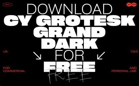 Cy Grotesk — Variable Typeface 1 Free Font Behance