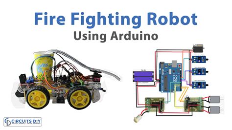 Fire Fighting Robot Circuit Diagram Robot Arduino Fire Fight