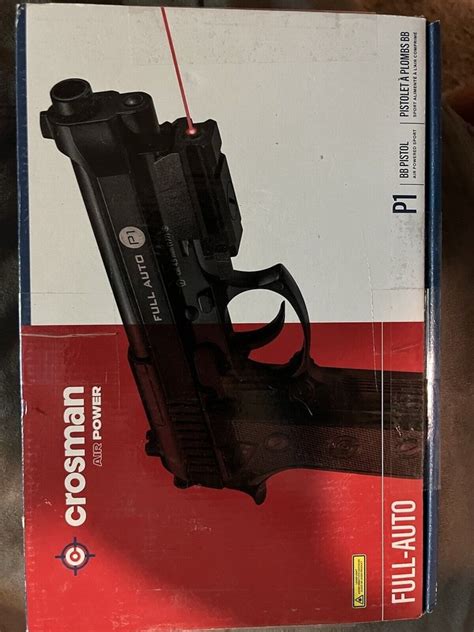 Crosman Full Semi Auto P Bb Pistol Gun Blowback Action Red Laser Sight