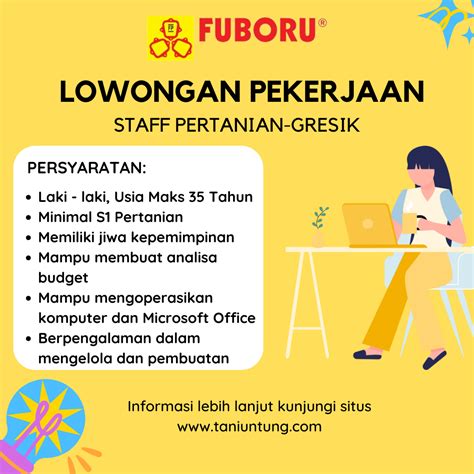 Info Loker Pertanian Staff Pertanian Di Fuboru Indonesia Group Tani