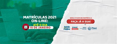 Seduc abre matrículas 2021 e o CPF é documento obrigatório