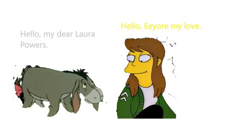 Eeyore Met His Girlfriend Laura Powers By Benhughes14 On Deviantart