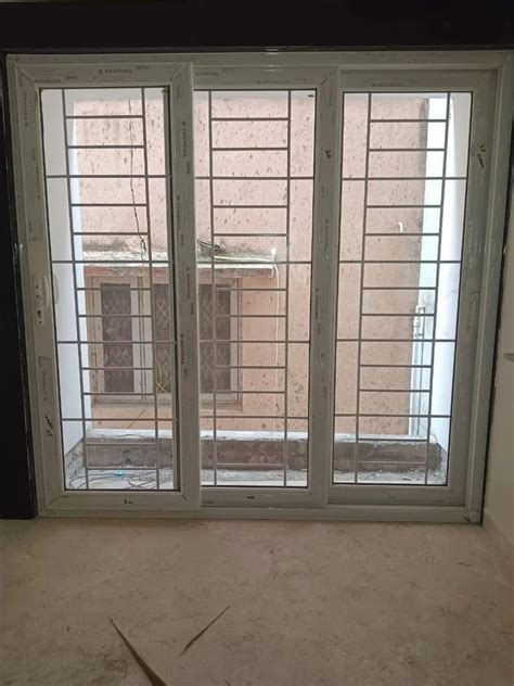 White Upvc Track Sliding Door For Home Exterior At Rs Sq Ft In