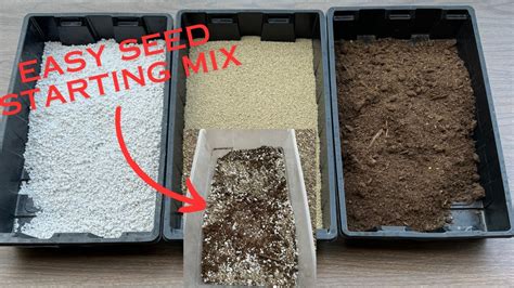 Easy Seed Starting Mix Recipe For Successful Germination Youtube