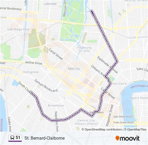 51 Route Schedules Stops And Maps Columbia Parc Via Main Library Cbd