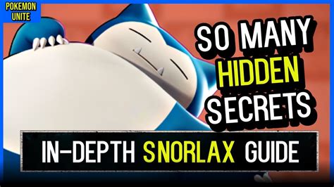 Pokemon Unite Snorlax Guide IN DEPTH He Has SO MANY HIDDEN SECRETS