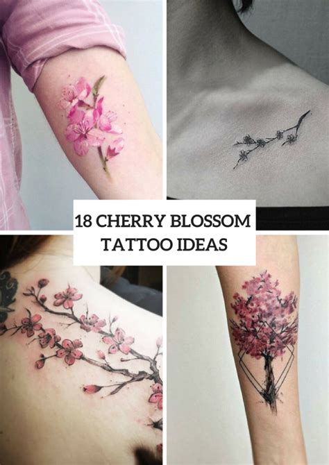 Small Cherry Blossom Flower Tattoo Best Flower Site