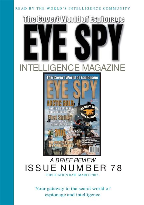 Eyespy78contents By Eye Spy Magazine Issuu