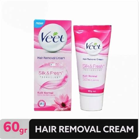 Jual Veet Silk Fresh Hair Removal Cream Normal Skin Shopee Indonesia