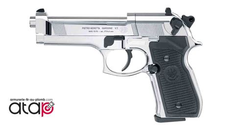 Pistolet À Plomb Co2 Beretta M92 FS Chromé