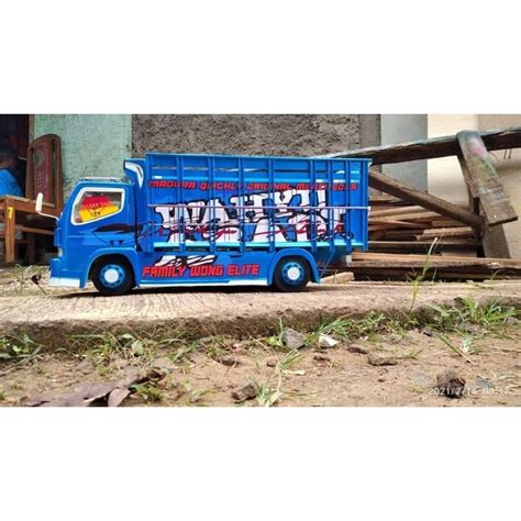 Jual MINIATUR TRUK TREK OLENG KAYU NEW WAHYU ABADI TRENDING TERLARIS