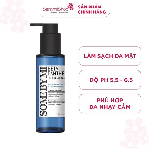 Some By Mi Sữa rửa mặt Beta Panthenol Repair Gel Cleanser 120mlSome By