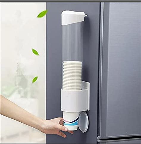 Sloza 1pc New Plastic Automatic Disposable Paper Cups Dispenser Water