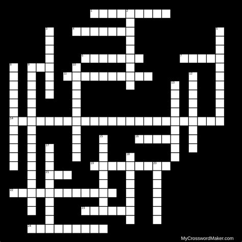 Football for Dummies - Crossword Puzzle