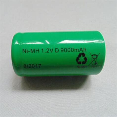 Ewt High Capacity NiMH Cylindrical Cell 9000mAh D F NiMH Battery