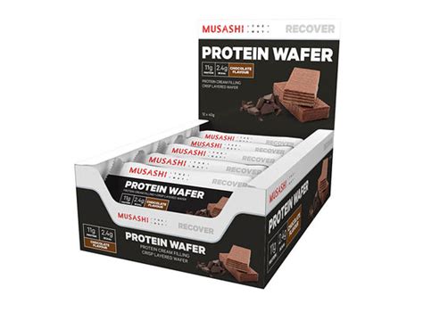 Musashi Protein Wafer Bar 40g Box Of 12 Bodystrong