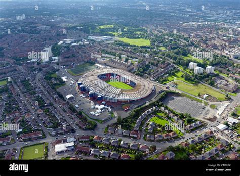 Luftaufnahme Des Fußballstadion Hampden Park Glasgow Stockfotografie