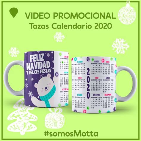 Dise O Taza Calendario Para Sublimar Video Video Tazas