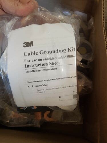 New 3m Cable Grounding Kit Shielding For Shielded 500 1000 Kcmil W