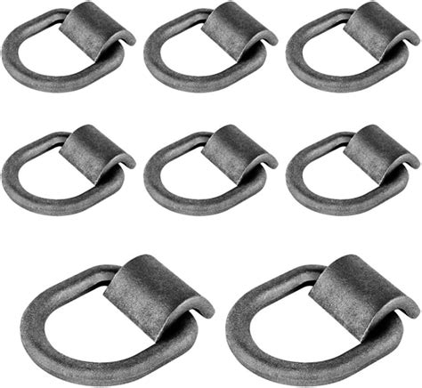 Amazon KEJJNYER 8 Pack 1 2 Weld On D Ring Heavy Duty 12 000