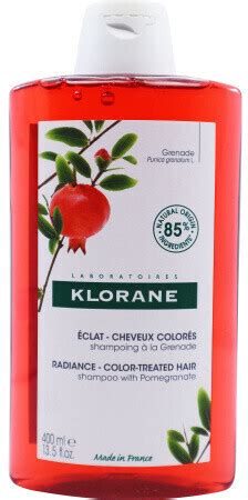 Klorane Éclat cheveux colorés shampooing à la grenade 400 ml au