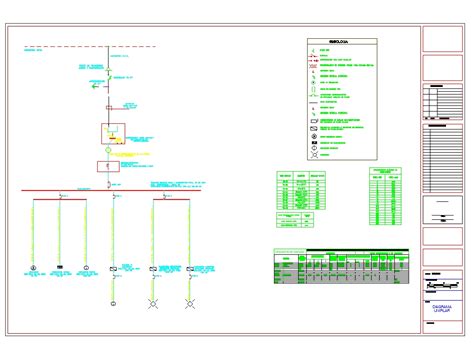 Diagrama Unifilar Do Jardim De Eventos Kb Bibliocad