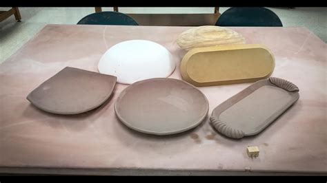 Three Easy Ways To Drape Mold Clay Slabs With An Added Footring Youtube