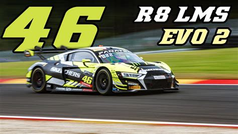 VALENTINO ROSSI AUDI R8 LMS EVO 46 24h Spa 2022 Sounds Action