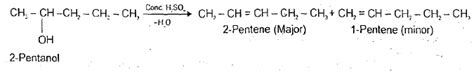 Dehydration Of Pentanol Gives