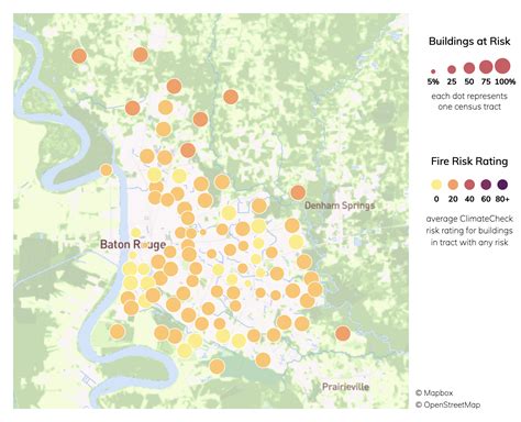 Baton Rouge, Louisiana Climate Change Risks and Hazards: Heat, Precipitation / ClimateCheck