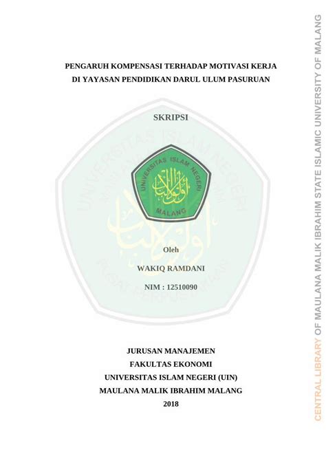 Pdf Skripsi Etheses Uin Malang Ac Idetheses Uin Malang Ac Id